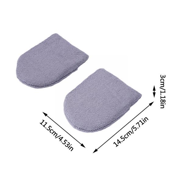 2/6pcs Glants de cire de voitures Cire d'applications MITTES POLIGING SPONGE MODE CHAGE APPPLICATEUR PAD Microfibre doux pour nettoyage de voiture A9W7