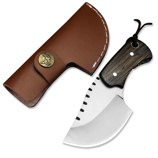 2,7 pouces en plein air EDC Camping 7CR13MOV Tactiques de survie à lame fixe Rouge Handle Handle Hunting Knife