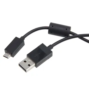 2.75M Zwart Micro Usb Charger Kabel Oplaadsnoer Lijn Voor Sony Playstation 4 PS4 Voor Xbox One Controller kabels