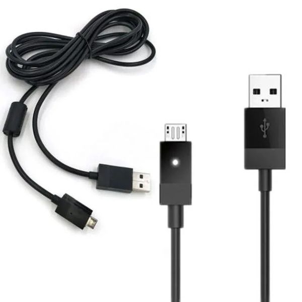 2,75m Extra Long Micro Micro USB Charger Cable Corging Cording Ligne pour Sony Playstation PS4 4 pour les câbles de contrôleur Xbox One