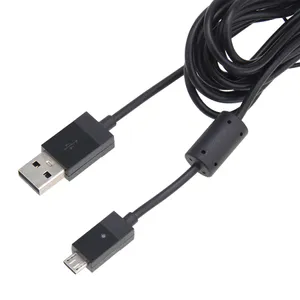 Cable de carga de cable de cable de cargador USB de 2.75m largo para Sony PlayStation PS4 Xbox One Controller