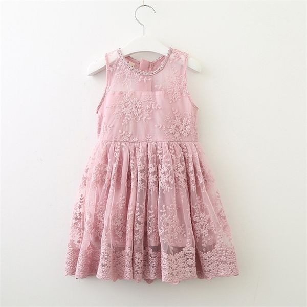 Vestido de encaje para niñas de 2 a 7 años, ropa de verano para niños, ropa de princesa para niños, ropa informal, Túnica de unicornio, niña 210521