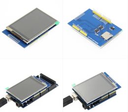 2,8 pouces 2,8 "Module d'affichage d'écran tactile de couleur TFT 320 * 240 ILI9341 / HX8347 Pilote pour Arduino Uno R3 Mega2560