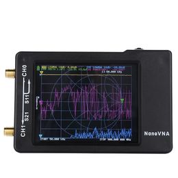 2.8 LCD 1.5GHz Nanovna-H HF VHF UHF UV Vector Analyzer Analyzer Analyzer Nanovna con analizador de espectro de ranura de tarjeta SD 240429