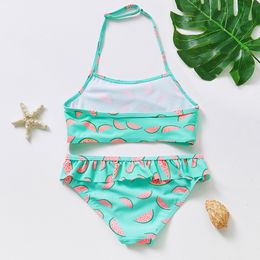 2 ~ 9Y Toddler Baby Girl Swimsuit Two Pieces Girls Swimwear High Quality Kidwear Swimming Forwing For Kid Girls-St260
