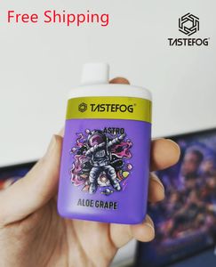 2 % et 5 % Nic Vape jetable Tastefog Astro E-Cigarette Puff 7000 avec des saveurs de logo personnalisé