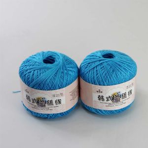 2 BallsX50g Haute qualité doux 100% Coton 1 pli ou LACE Crocheted Yarn A203W