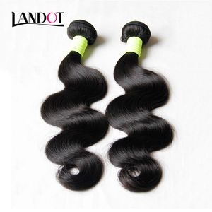 2 Bundles Brésilien Vierge Cheveux Humains Weave Corps Vague Non Transformés 8A Péruvien Malaisien Indien Remy Extensions de Cheveux Naturel Noir 1B Dyeable