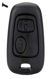 2 -knop externe sleutel auto sleutel fob case vervanging shell cover voor Citroen C1 C2 C3 C3 C4 Xsara Picasso Peugeot 107 207 307 D052316087
