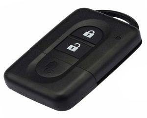 Coque de boîtier porte-clé télécommande à 2 boutons, avec batterie cr2032, pour Nissan Micra X trail Qashqal Juke Duke Navara5624156