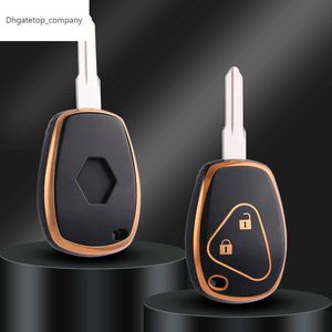 2 Buttons New TPU Remote Key Fob Case Cover For Renault Megane Modus Espace Laguna Duster Logan DACIA Sandero Fluence Clio Kango