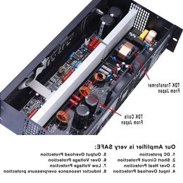 Livraison gratuite 2 canaux classe D 400 W à 8ohm Mosfet amplificateur de puissance professionnel amplificateur domestique fête amplificateur numérique Opkuf