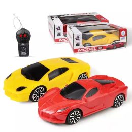 Coche eléctrico RC de 2 canales, juguetes para niños para niño, juguete de modelo de coche deportivo con Control remoto por Radio al aire libre