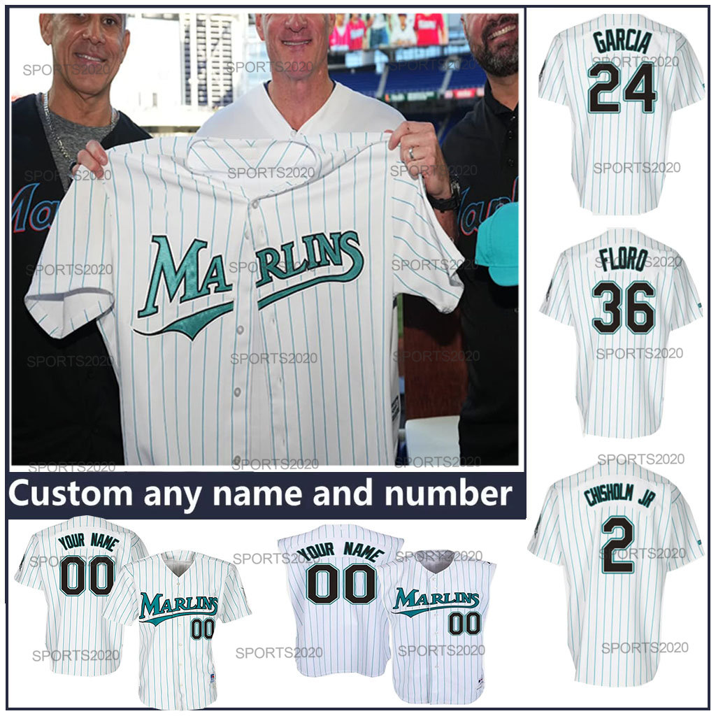 2 Chisholm Jr. Marlins Teal 30th Anniversary Baseball Jerseys Jazz Jersey 12 Jorge Soler 24 Avisail Garcia Jean Segura Sandy Alcantara 3 Luis Arraez Jose Custom Jersey