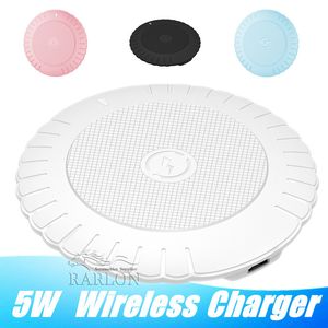 Nouveau petit chargeur sans fil Shell QI Standard 5W 2A chargeur pour iPhone 11 Pro Xs Max Samsung S20 S10 S9 S8 Edge Note 10 Smartphone