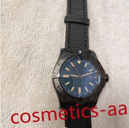 2 kleuren herenhorloge nieuwe collectie herenhorloge automatisch uurwerk 46 mm saffier lichtgevend Avenger Seawolf automatisch blauw Lume PVD zwart herenhorloges