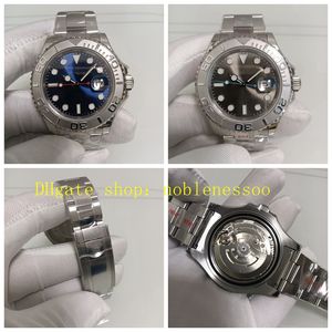 2 kleuren automatische herenhorloges heren 40 mm donker rhodium 126622 blauwe wijzerplaat platina bezel 904L stalen armband 116622 EWF Cal.3235 uurwerk mechanisch sporthorloge