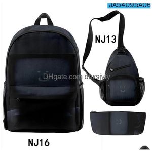 Bolsas al aire libre para inodoro Mochila para computadora portátil Ofertas Bolsa Cigarro Ackwoods Viaje Shoder Backwoods Imprimir Escuela EE. UU. Niños Hombres 3PCS / SET wjh