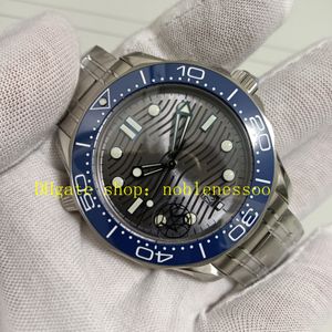 4 Style Men Automatic Watch Super Men's 42mm Diver 300m 007 Grijze textuur wijzerplaat keramische bezel stalen armband versus fabrieks cal.8800 heren vsf mechanische horloges