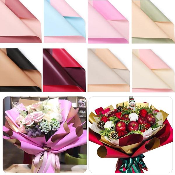 2 couleurs imperméable épaississement artisanat papier de soie emballage floral décor à la maison saint valentin fête de mariage approvisionnement autres arts et métiers