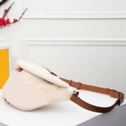 2 kleuren mode taille tas winter design handtas dames handtas portemonnees schattige unisex schouder crossbody tassen300F