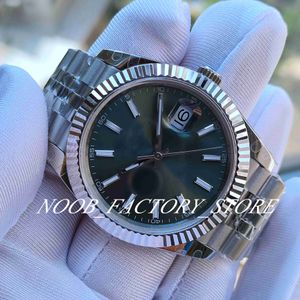 Super BP Factory 41MM Horloges 126334 Mint Kleur Groen Blauw Mannen BPF Automatisch Uurwerk Wimbledon Staal Zilveren Armband Wimbledon Sapphire 126234 Horloges