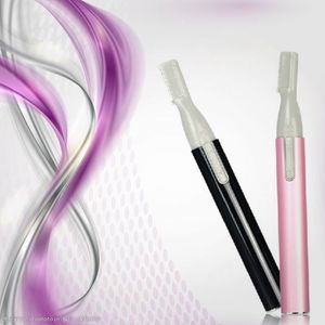 2 couleurs pratique électrique visage sourcils ciseaux tondeuse à cheveux Mini Portable femmes corps rasoir décapant lame rasoir épilateur