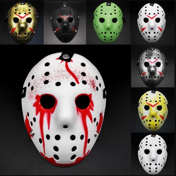 2 jours de livraison Masques de mascarade complets Jason Cosplay Crâne vs vendredi Horreur Hockey Costume d'Halloween Masque effrayant Masques de fête du festival 0919