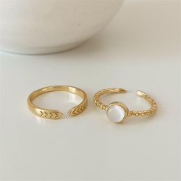 2 diseños U Elija 100% 925 Anillos de plata esterlina Tipo de dirección Opal Anillos abiertos para mujeres joyas finas de oro de 18 km anillos