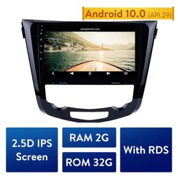 2 DIN 10,1 "Android coche dvd Radio Estéreo reproductor GPS unidad principal de navegación para 2013-2016 Nissan QashQai x-trail soporte RDS