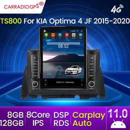 Lecteur multimédia Radio tout-en-un, Android 11, 2 DIN, 4G LTE, système Intelligent de Navigation GPS, dvd, pour voiture KIA Optima 4 JF 2015 – 2020