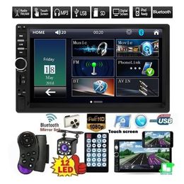 2 Din 7 HD Voiture DVD Lecteur Multimédia Android Mirrorlink Auto Autoradio Bluetooth FM USB AUX TF Auto Audio Vidéo Systerm213J