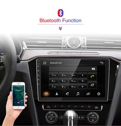 2 Din Android 9 10 inch auto multimedia videospeler Universal 2Din Stereo Radio GPS voor Volkswagen Nissan Hyundai Kia