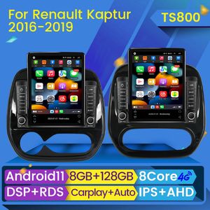 2 din Android voiture dvd multimédia GPS 2din lecteur Auto Radio pour Renault Kaptur Captur 2016-2019 Tesla Style Carplay 4G autoradio BT