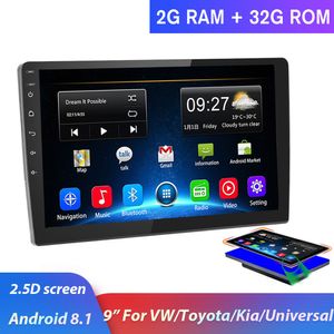 Reproductor Multimedia de Radio para coche Android 2 din 2.5D GPS 9 