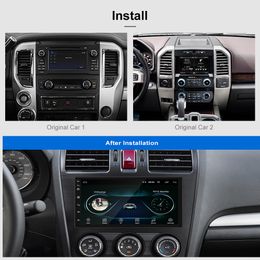 2 DIN Android Car Stereo Receiver Radio CarPlayer MP5 Multimedia Player Bluetooth Autoradio voor VW Nissan Hyundai Toyota
