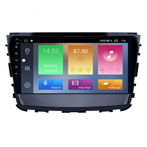 Lecteur DVD de voiture 2 Din pour Ssang Yong Rexton-2019 Système de navigation Anroid 10 pouces Multimédia Mp3 Mp4 Vidéo Écran tactile Radio support TV numérique Carplay
