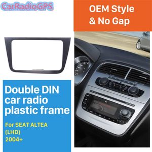 2 DIN-auto Radio Fascia Dash Trim Kit voor 2004+ SEAT ALTEA TOLEDO LHD 220 * 130 MM Stereo DVD-speler Aanwijzing Frame