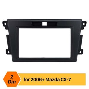 2 DIN-auto Radio Panel Trim Kit voor 2006 2007-2017 MAZDA CX-7 Auto Stereo Installatie Trim Panel CD Bezel Auto Dash Frame