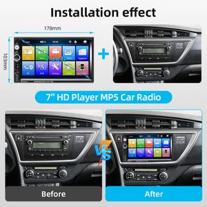 2 Din CarPlay Android Auto Car Radio 7 