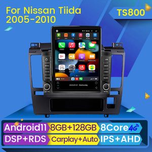 2 DIN lecteur Android 11 autoradio dvd pour Nissan Tiida C11 2004 - 2013 Carplay GPS Navigation multimédia vidéo stéréo 2din