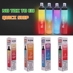 2% Cigarrillo electrónico desechable Vapes pod BLOWMI 10k Puffs con RGB LED 10000 puff Vape desechable 18 ml 500 mAh Batería recargable tipo c Vape pluma vapes desechables