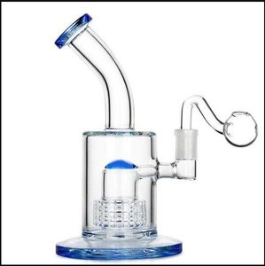 Beker Bong Glas Waterpijpen Waterpijpen Matrix PercHeady Bril Booreilanden Water bongs Roken Accessoires Shisha met 14mm