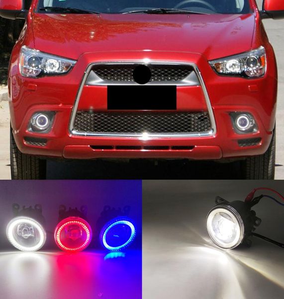 2 funciones para Mitsubishi ASX 20112018 Auto LED DRL luz de circulación diurna Ojos de Ángel para coche lámpara antiniebla Foglight9127476