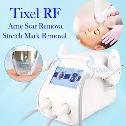 Tixel – Machine de Microneedling RF fractionnée à 2 poignées, traitement des cicatrices d'acné, élimination des vergetures, Lifting du visage, amélioration des lignes fines