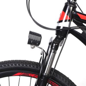 2 po en 1 12W à vélo électrique Lampe de poche LED à vélo LED avec interrupteur de corne étanche pour la sécurité de la conduite