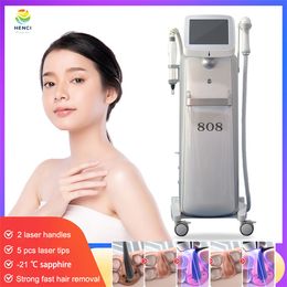 2 en 1 808nm ND YAG Laser Détatouage non invasif Lavage des sourcils Épilation Diode Lasers Machine