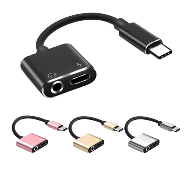 Adaptador de audio 2 en 1 para iPhone 11 12 13 14 Pro Max X XS Aux Jack Auriculares de 3,5 mm a divisor de auriculares Cable de carga para auriculares con paquete PP