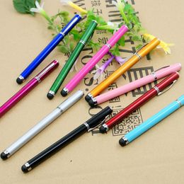 2 In 1 Ball Point Capacitive Screen Stylus Touch Pen voor telefoon 6 5 Samsung mobiele telefoon mobiele tablet pc