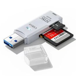 2 In 1 kaartlezer USB 3.0 Micro SD TF-kaart Memory Reader High Speed Multi-Card Writer Adapter Flash Drive Laptop Accessoires